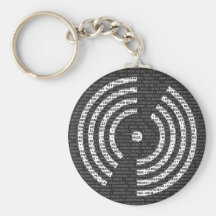 A bis elektronische Musik Keychain Z Schlüsselanhänger