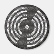 A bis elektronische Musik-Magnet Z Magnets