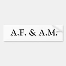 A.F. U.A.m. Auto Sticker