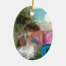 a kiss on the nose christmas ornaments