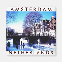 A.M.S T E R D A.M. KÜHLSCHRANKMAGNET