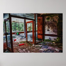 abandoned hospital posterdruck