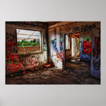 abandoned plakat