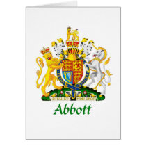 Abbott Schild von Großbritannien karten