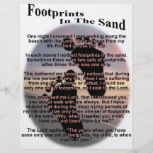 Abdrücke im Sand… Flyer