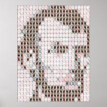 Abe Lincoln Karten-Montage Posterdrucke