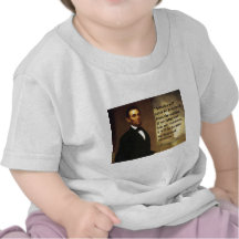 Abe Lincoln Zitat "Amerika ist nie… " T-shirt