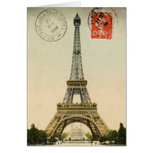 Abend in Paris Karte