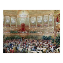 Abendessen in den Salle DES-Schauspielen an postkarten