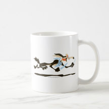 Abendessen Wile E. Coyote Chasing Kaffee Tassen
