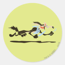 Abendessen Wile E. Coyote Chasing Sticker