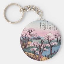 Abends-Glühen an Koganei Brücke, Ando Hiroshige Schlüsselbänder
