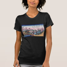 Abends-Glühen an Koganei Brücke, Ando Hiroshige Shirts