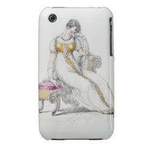 Abendskleid oder Hochzeitskleid, Modeplatte von iPhone 3 Case-Mate Hüllen