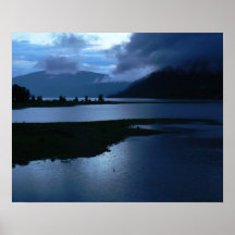 Abendstimmung am See Poster