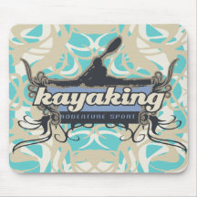 Abenteuer-Sport-Kayaking T-Shirts und Geschenke Mauspads