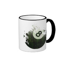 ABGEFRESSENER UND GEALTERTER BALL 8 TEE TASSE