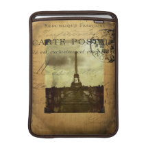 Abgestempeltes Paris MacBook Sleeves