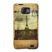 Abgestempeltes Paris Samsung Galaxy S2 Hüllen