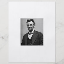 Abraham Lincoln Flyerdruck