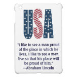 Abraham Lincoln-nationaler Stolz iPad Minifall