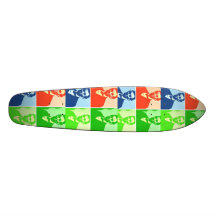 Abraham Lincoln Personalisierte Skatedecks