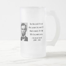 Abraham Lincoln-Zitat 2b Kaffeehaferl