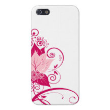 Abraxas abstrakte Blumen| rosa Magenta iPhone 5 Case