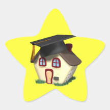 Abschluss-Haus Stickers