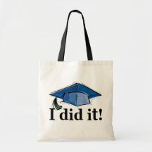 Abschluss I tat es! Tasche