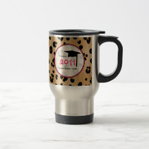 Abschluss-Klasse von Leopard-Druck 2011 Kaffee Tassen