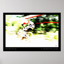 Abschüssiges Racer1 Plakatdrucke