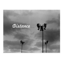Abstands-Postkarte