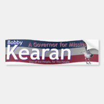 Abstimmung Bobby Kearan Auto Aufkleber