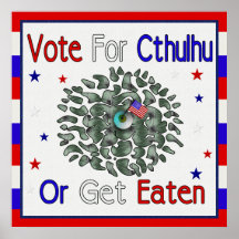 ABSTIMMUNG CTHULHU POSTER