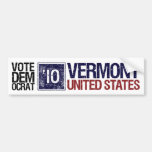 Abstimmung Demokrat im Jahre 2010 - Vintages Vermo Autosticker