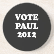 ABSTIMMUNG PAUL im Jahre 2012 (Weiß) Untersetzer
