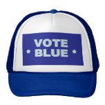 ABSTIMMUNGS-BLAU-Hut kappen