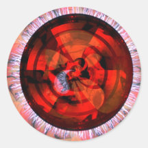 Abstracdelica #004 Aufkleber