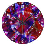 Abstract Dance of Life - Whimsical Light Wallclock