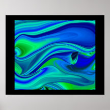 abstract, futuristisch auf schwarz plakat
