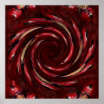 Abstract Spiral Plakatdruck