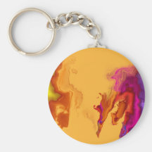Abstract Stain Key Chain