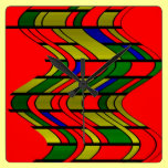 Abstract waves wanduhren
