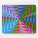Abstrakte Glasquadrate Mousepads