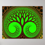 Abstrakte Kunst des Baum-2 Plakate