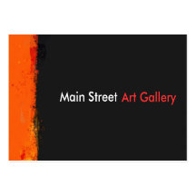 Abstrakte Kunst-Galerie Visitenkartenvorlagen