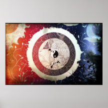 Abstrakte Kunst Plakatdruck