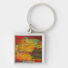 Abstrakte Landschaft von Potosi Bolivien 29x18 Schlüsselband