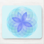 Abstrakte Lotos-Blume der Mausunterlage Mousepads